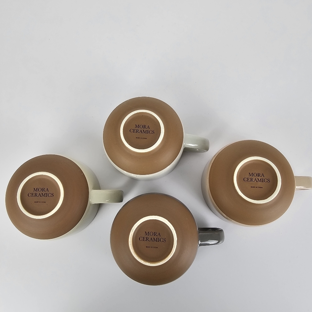 Mora Ceramics Stoneware Espresso Mugs - set of 4 - Picture 2 of 11